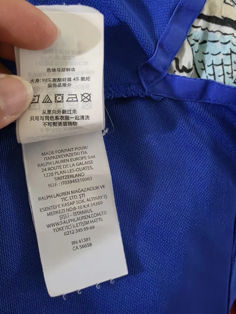 Polo Ralph Lauren Men's Blue Performance Polo Shirt